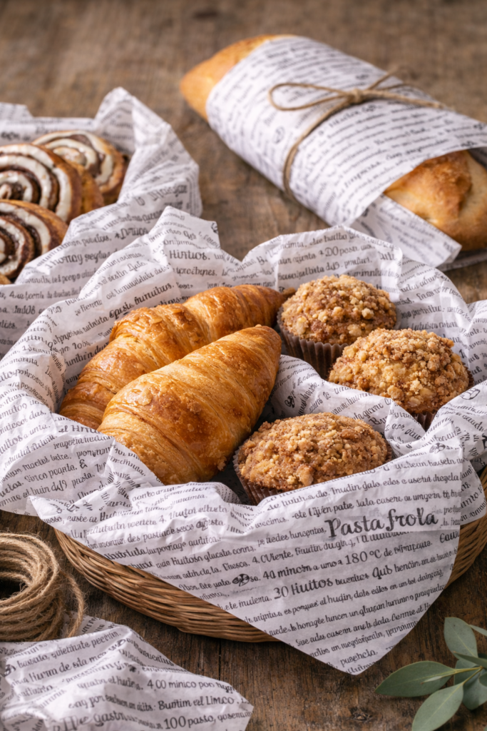 Pliego de papel seda gourmet negro para packaging de alimentos y regalería premium
