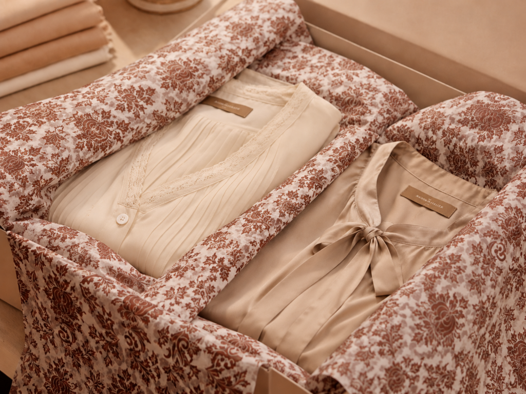 Pliego de papel seda búlgaro bordó para packaging elegante y regalería